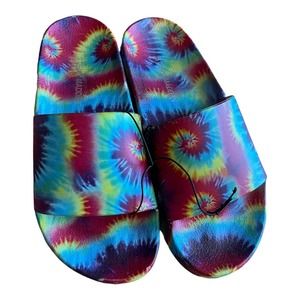 Steve Madden Women's Sofi Tie Die Molded Slide Sandal Size 5